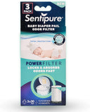 3x Filtro Antiodore per Pannolini Sentipure® 