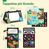 Libro Sensoriale Con Specchio Tummy Time