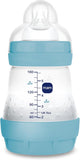 MAM Biberon Easy Start Anticolica, Con Tettarella in Silicone Skinsofttm, 0+ Mesi, 160 Ml, Azzurro