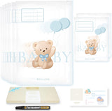 8 Bustine Corredino Neonato Ospedale Teddy Bear