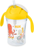 NUK Action Cup Bicchiere Coperchio E Cannuccia Morbida