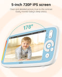 Baby Monitor Video 360° schermo 5 Pollici