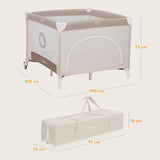 Box Bambini Pieghevole 100X100X76Cm