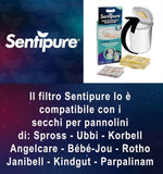 3x Filtro Antiodore per Pannolini Sentipure® 