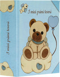 THUN - Scatola Ricordi Blu Con Teddy - Bambini, Album E Ricordi - Carta - 24X30X10 Cm