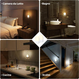 2x Luce Notturna Con Sensore Crepuscolare