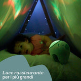 Chicco First Dreams Proiettore Orso Polare, Proiettore 2In1 Da Culla E Comodino, Luce Notturna Bambini, Proiezione Dell'Aurora Boreale, Musica Classica Rilassante, Suoni Della Natura, Giochi 0+ Mesi