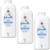 3x Johnson'S Baby Powder 500G