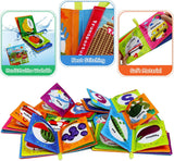 Set 6 Libri Di Stoffa per Bambini