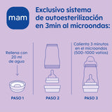 Istruzioni in Lingua Straniera - MAM Biberon Anti-Colic + Ciuccio Start A112 Innovativo Sistema Anti-Colic Brevettato Con Tettarella 0 in Silicone Skinsoft Tm Ultra Morbido per Bambini Dai 0 Mesi