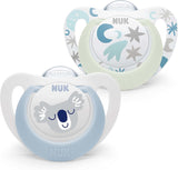 NUK Star Ciuccio 2 Pezzi