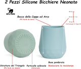 2x Bicchieri in silicone