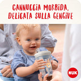 NUK Action Cup Bicchiere Coperchio E Cannuccia Morbida