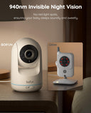 Baby Monitor Video 360° schermo 5 Pollici