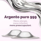 LivellaCoppette in Argento Puro 999