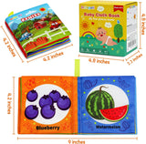 Set 6 Libri Di Stoffa per Bambini