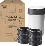 Tommee Tippee Starter Set Mangiapannolini Twist and Click advanced + 12 ricariche