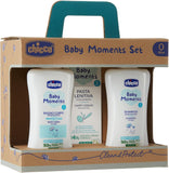 Chicco Baby Moments Set Con Bagno Corpo Shampo Pasta Lenitiva